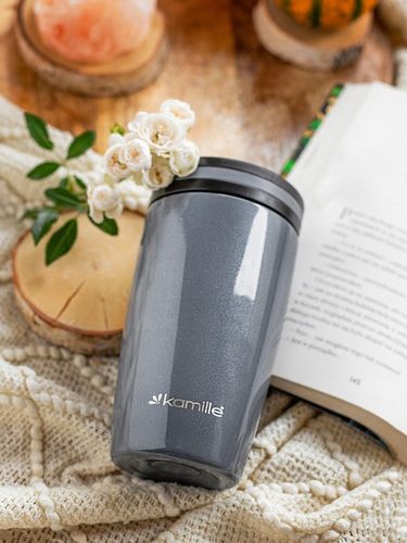 KUBEK TERMICZNY TERMOS BUTELKA BIDON NA KAWĘ HERBATĘ SZCZELNY 320ml KAMILLE na Arena.pl