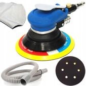 SZLIFIERKA MIMOŚRODOWA PNEUMATYCZNA OSCYLACYJNA POLERKA Z DYSKIEM 150 MM