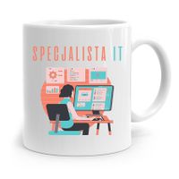 Kubek Informatyka Programisty Specjalista It Z Nadrukiem Ze Zdjęciem