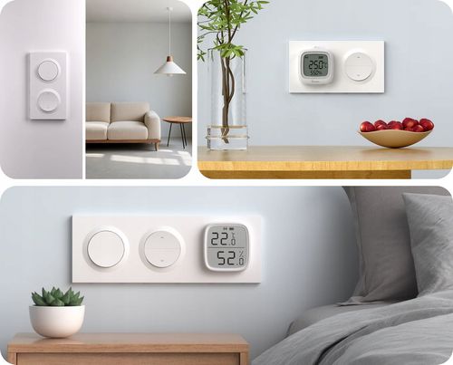 Sonoff EF2G Orb Ramka Podwójna Fusion Do Włączników Ściennych Smart Biała na Arena.pl