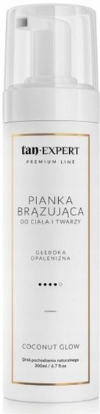 TanExpert Coconut Glow - Pianka Samoopalająca Tan expert 200ml zdjęcie 1
