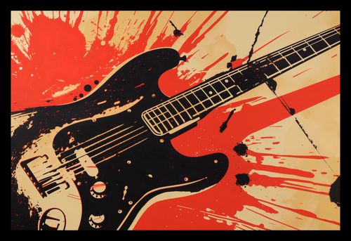 Plakat 30x20cm Gitara Elektryczna na Arena.pl