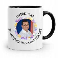 Kubek Czarny Politycy Premier Mateusz Morawiecki