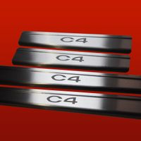 Listwa progowa CITROEN C4 MK1 Stal nierdzewna 304 mat 4szt