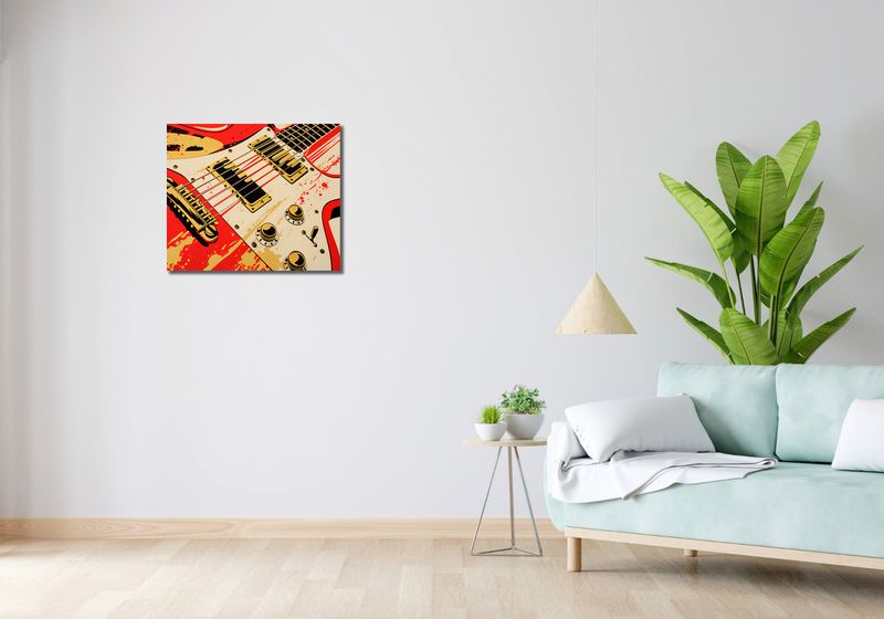 Obraz 60x50cm Przed Graniem zdjęcie 2