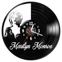 Zegar ścienny z płyty winylowej Marilyn Monroe 1115.14
