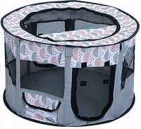 SKŁADANY LEKKI KOJEC LEGOWISKO KLATKA DLA PSA KOTA 2 WEJŚCIA ROZMIAR XL