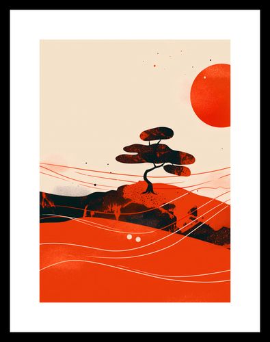 Plakat 40x55cm Czerwone Pustynne Pejzaże na Arena.pl