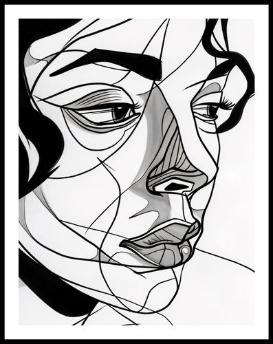 Plakat 50x65cm Portret Kobiecy na Arena.pl