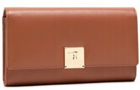 Duży Portfel Damski TRUSSARDI Lione Continental 75W00241 Brązowy