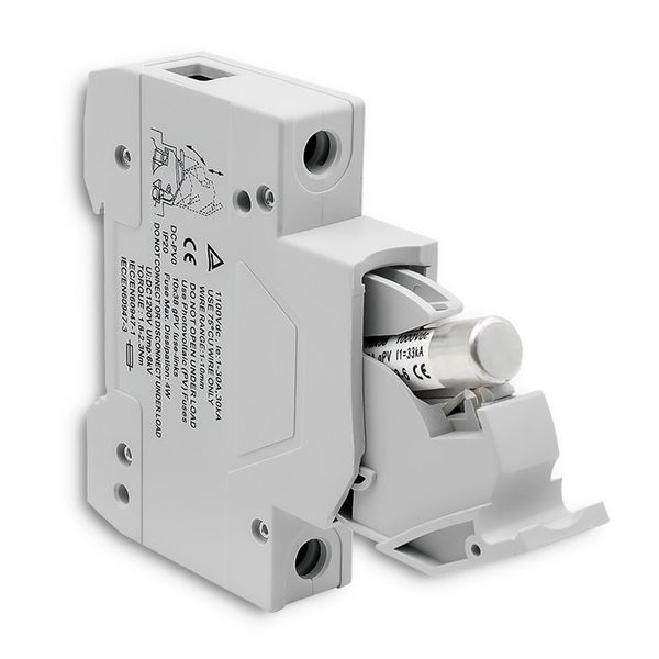 Qoltec Podstawa bezpiecznikowa z diodą + bezpiecznik DC 1P 1000V 30A 10x38 solar zdjęcie 13