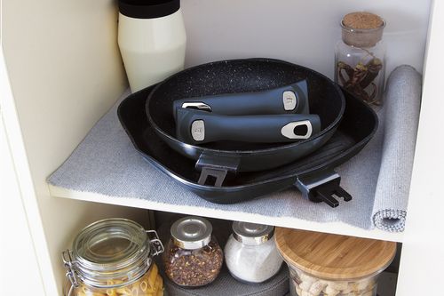 zestaw 3 patelni granitowych berlinger haus bh-7049 aquamarine na Arena.pl