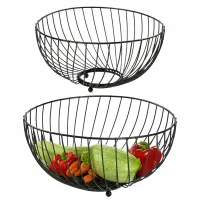 KOSZYK NA OWOCE 22x22CM METALOWY MISA MISKA ORGANIZER DO KUCHNI