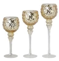 Kpl.3 kielichów złotych