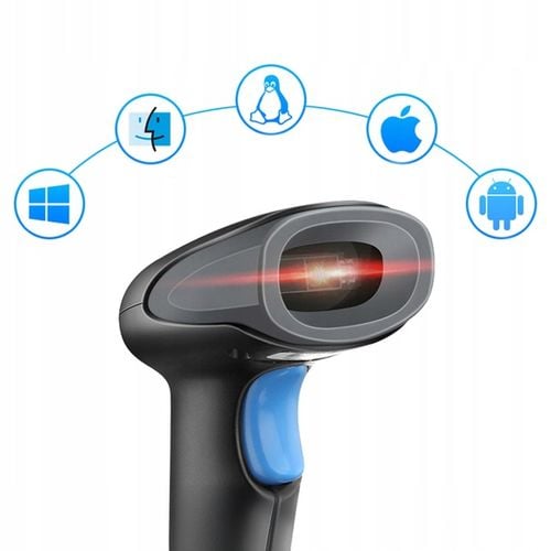 Czytnik Skaner Kodów Kreskowych Stacjonarny Laserowy EAN USB Przewodowy 1D na Arena.pl