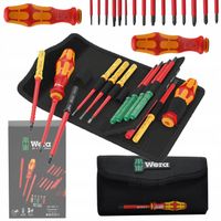 WKRĘTAKI IZOLOWANE KRAFTFORM KOMPAKT 17 SZTUK VDE WYMIENNE TORX PH PZ SL