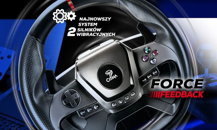 Kierownica COBRA GT987FF (PC/PS4/XBOX ONE) zdjęcie 3