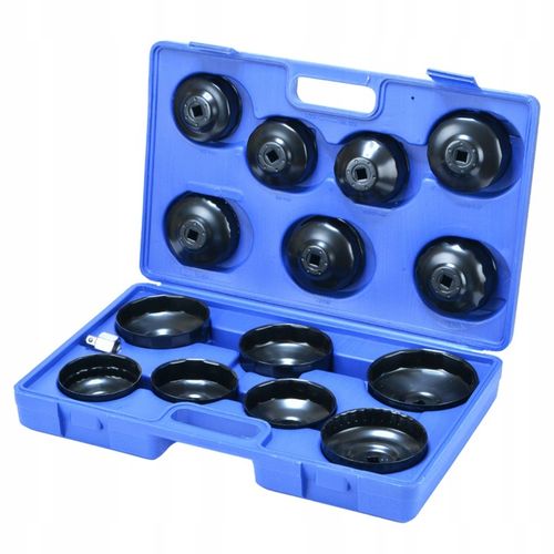 ZESTAW KLUCZY NASADEK W WALIZCE DO ODKRĘCANIA FILTRÓW OLEJU 15 ELEMENTÓW BL na Arena.pl