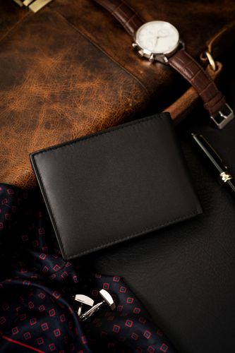 duży portfel męski ze skóry ekologicznej w orientacji poziomej - 4u cavaldi na Arena.pl