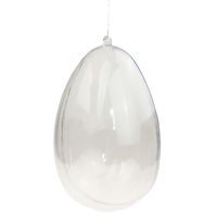 JAJKO AKRYLOWE 16cm JAJKA PRZEŹROCZYSTE PLASTIKOWE