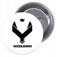 Przypinki buttony patriotyczne NIEZŁOMNI TANIO