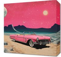 Obraz 40x40cm Kabriolet W Kosmosie
