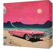 Obraz 40x40cm Kabriolet W Kosmosie
