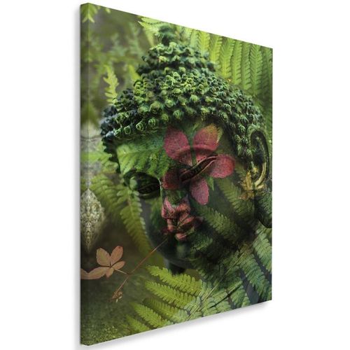 Obraz na płótnie - Canvas, Budda wśród paproci 30x40 na Arena.pl