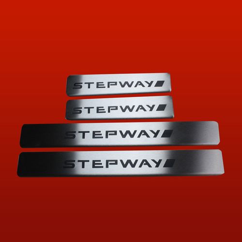 Listwa progowa DACIA SANDERO MK2 STEPWAY Stal nierdzewna 304 mat 4szt na Arena.pl