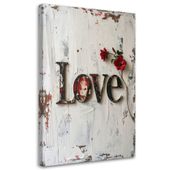 Obraz nowoczesny do salonu sypialni biura, Napis Love w