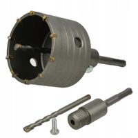 Frez otwornica GEKO 80 mm SDS Plus do betonu, cegły, glazury HM