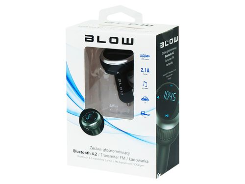 BLOW Transmiter FM Bluetooth 4.2 ładowarka 2.1A + pilot na Arena.pl