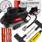 ZESTAW NAPRAWCZY DO OPON KOMPRESOR SAMOCHODOWY POMPKA DO KÓŁ SPRĘŻARKA 12V