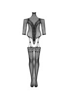 seksowne i prześwitujące bodystocking g33. body z otwartym krokiem.