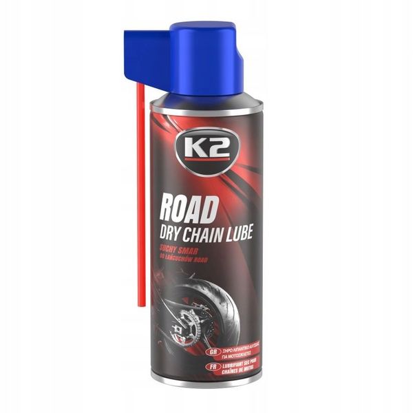 Suchy smar do łańcuchów Road spray K2 400 ml zdjęcie 1