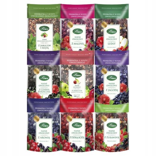 NAPAR BIFIX ZESTAW 9 smaków herbata z suszu (9x100g) 900G na Arena.pl