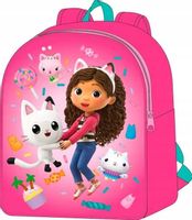 KOCI DOMEK GABI RÓŻOWY PLECAK PRZEDSZKOLNY GABBY