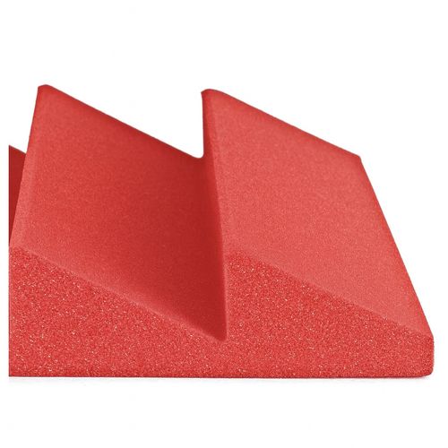 PANEL AKUSTYCZNY WYGŁUSZAJĄCY WAVE 30x30x5,5 CM - czerwony na Arena.pl