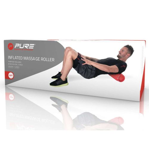 Pure2Improve Dmuchany Wałek Do Masażu, Czerwony na Arena.pl