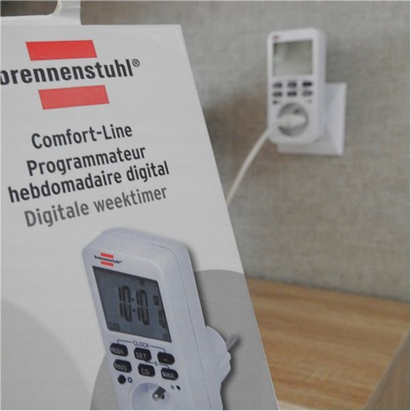 Programator Czasowy z Wyświetlaczem 10 trybów Podświetlenie Pamięć Danych zdjęcie 16