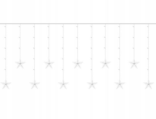 Lampki Choinkowe 108 LED Kurtyna Sople Zewnętrzne Girlanda Świetlna 2,5x0,9 na Arena.pl