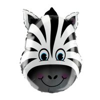 Balon foliowy Zebra zoo safari urodziny 26x35 cm