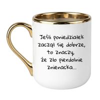 Elegant Biało-Złoty 330 ml