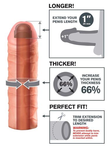 FXT Mega 1" Extension Flesh na Arena.pl