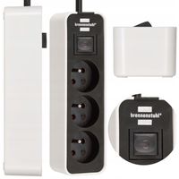 Listwa zasilająca z wyłącznikiem przedłużacz listwowy Brennenstuhl 1,5m