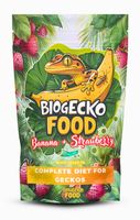 BioGecko Food Banana & Strawberry- 100g
