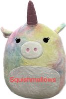 Maskotka Squishmallows jednorożec Esmeralda tęczowa przytulanka