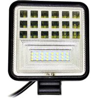 Mocna Lampa Robocza Halogen LED Panel 126W 42 Diodowa 12V Reflektor Szperacz światło cofania Strong Spotlight Work Lamp reversing light Arbeitslampe Lámpara de trabajo Lampe de travail Pracovní lampa Arbejdslampe