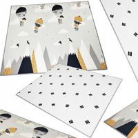 MATA EDUKACYJNA PIANKOWA DLA DZIECI DWUSTRONNA XPE 180x150 CM GRUBA 1CM