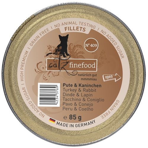 Catz Finefood Filety N.409 Indyk/Królik Tacka 85G na Arena.pl